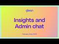 February Drop: Insights and Admin chat