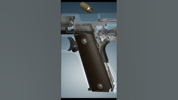 How pistol work|slow motion|gun mechanism|3D videos| #youtubeshorts #viral #viralvideo #pistol