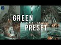 How to Edit Green Dramatic in Lightroom Mobile | Free Lightroom Preset | Green Dark Moody 2020