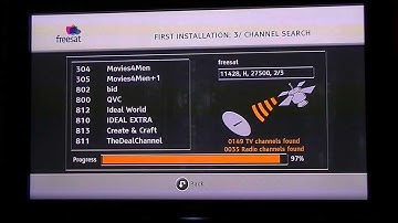 Sagem Freesat HD Receiver - How to Tune in Freesat Channels