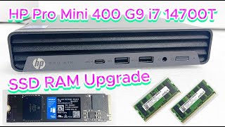 HP Pro Mini 400 G9 i7 14700T SSD RAM Upgrade | A54X6ET | HP Pro Mini 400 G9