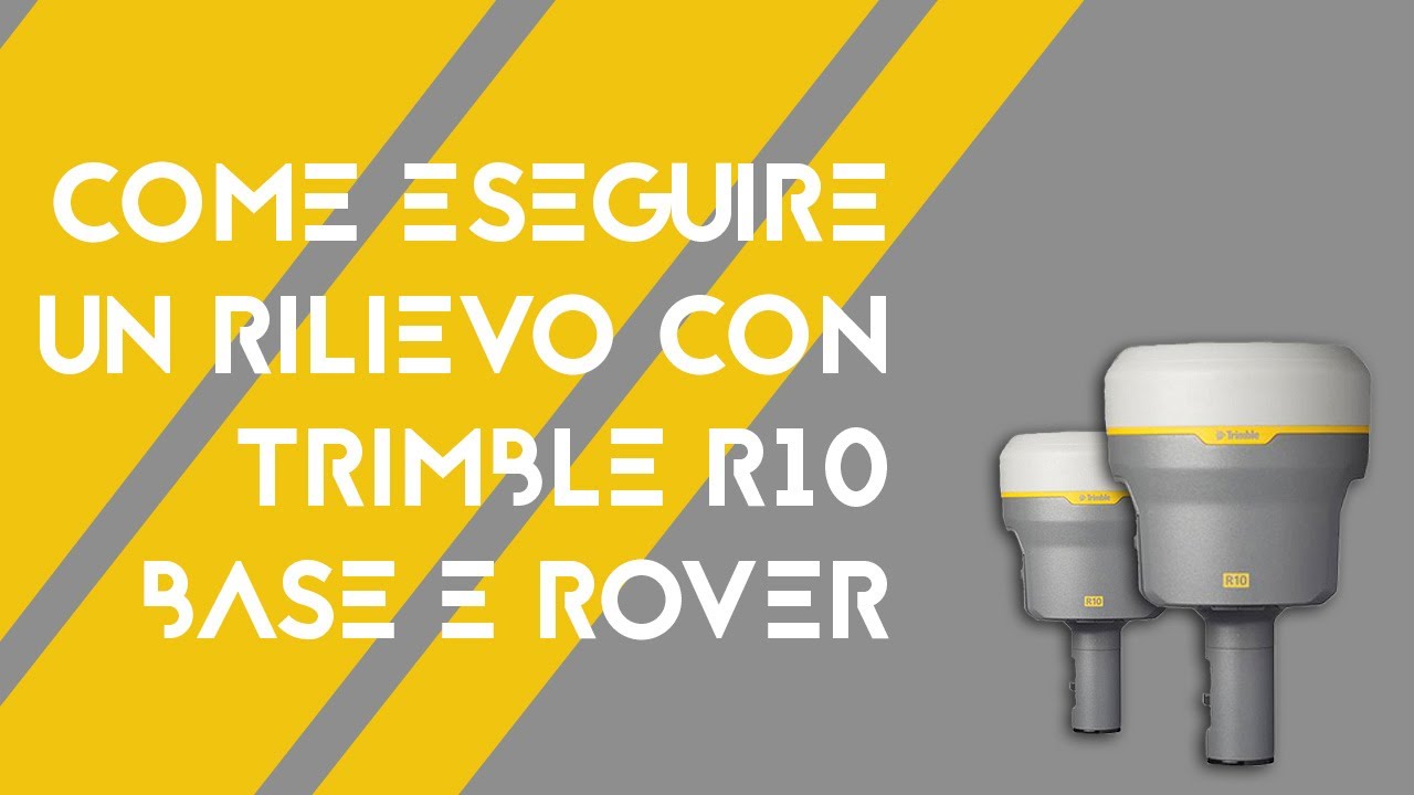 Eseguire un rilievo con Trimble R10 base-rover - YouTube