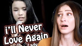 Putri Ariani I'll Never Love Again Lady Gaga - Carlie Shea What Now REACTION