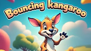 Bouncing kangaroo🦘#animation#cartoon#kidsrhyme#kidseducation#kangaroo#kidsvideo#funny#animal#kidsong