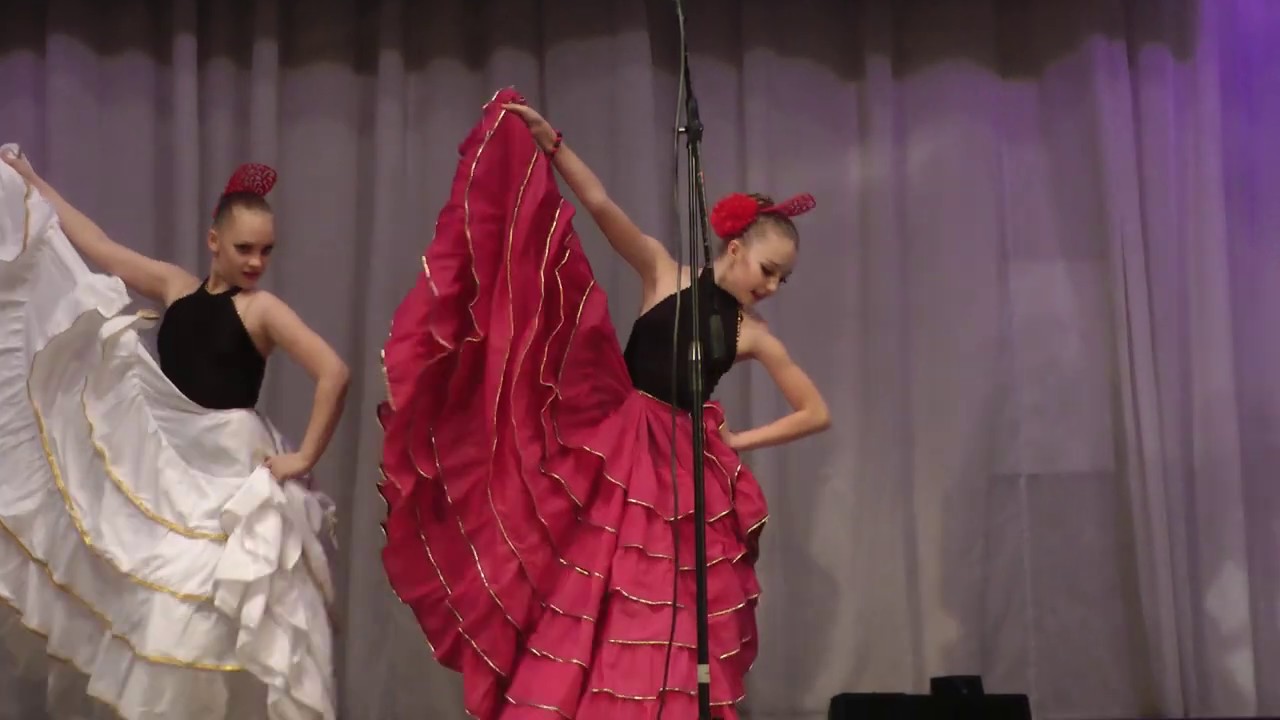 Испанский танец. Хореографический ансамбль "Пируэт" - YouTube