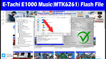 E-Tachi E1000 Music (MTK6261) Flash File Password Unlock