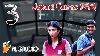 Video thumbnail of "Janani Faints BGM (Cover) || 3 [ Moonu ] || Fl Studio 20"