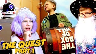 the box of will quest part 1 1 million subscriber special superherokids shk comic in real life