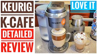 2021 REVIEW KEURIG K-Cafe Espresso Latte Cappuccino K Cup Coffee Maker HOW TO USE