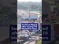 Semitruck Flipped on Baton Rouge Interstate