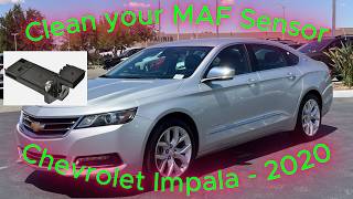How to Clean your MAF Sensor Chevrolet Impala