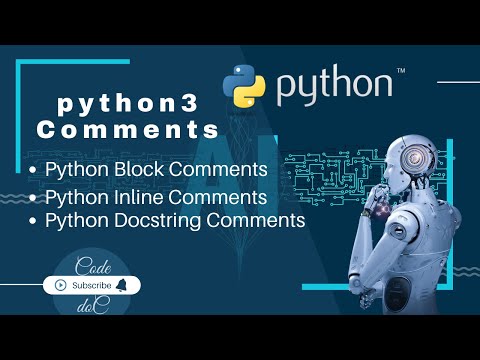 Comments in python || Block Comments || inline comments || docstring Comments