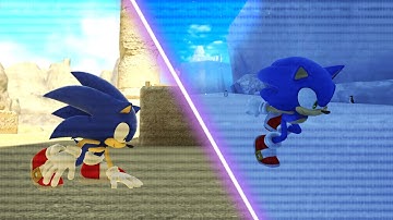 Cool Edge and Arid Sands - Sonic Generations Unleashed Project Gameplay