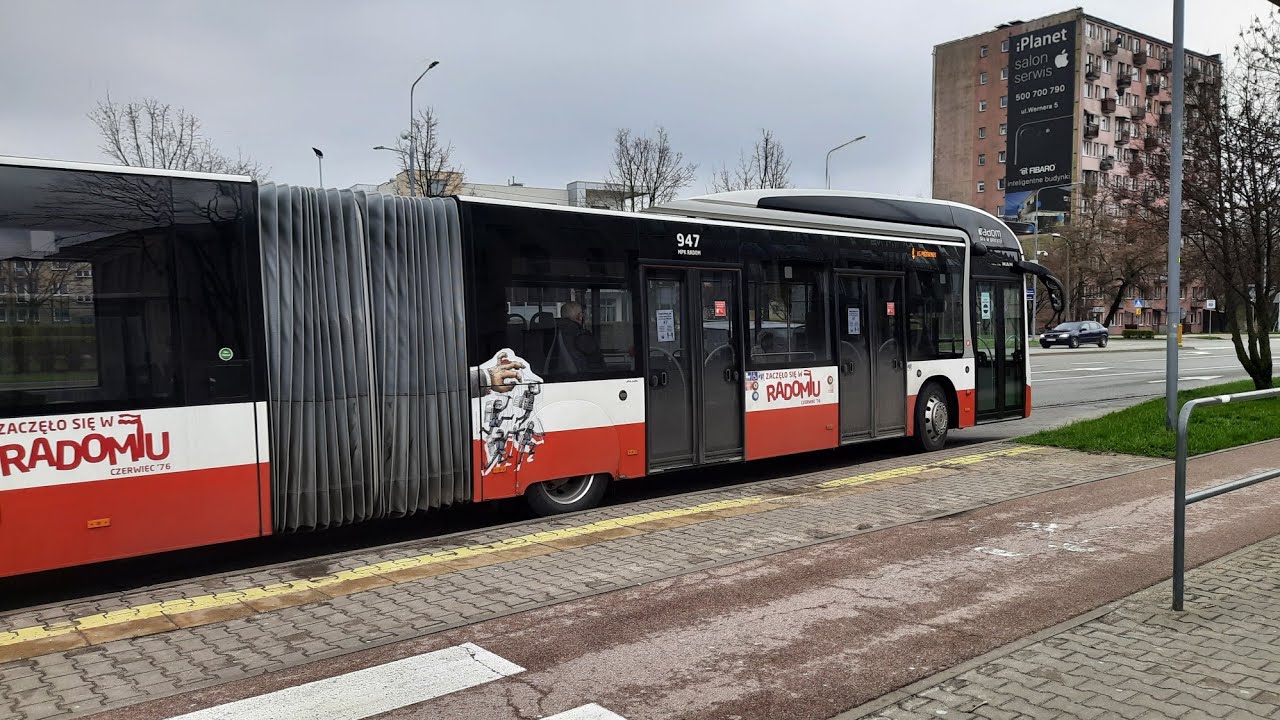 [CAŁA TRASA] MPK Radom - Linia 4, MAN NG363 Lion's City GL #947