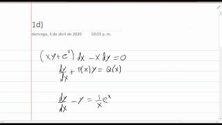 HW3 Q1 d), using the Bernoulli Method