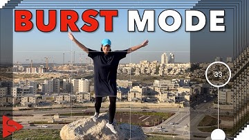 Capture the action by taking pictures in Burst Mode with the iPhone