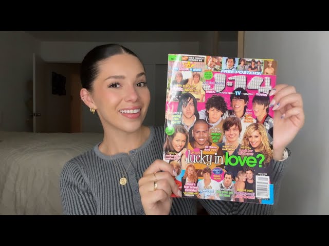 ASMR 2008 Pop Magazine Flip Through *super close whispers*