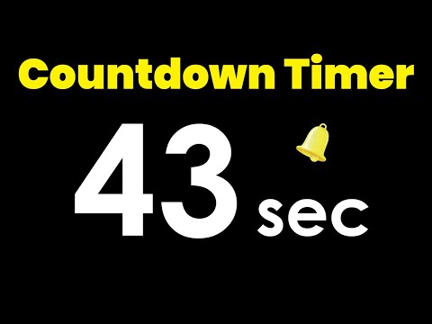43 second Countdown Timer with Alarm