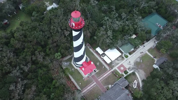 Drone, St. Augustine lighthouse