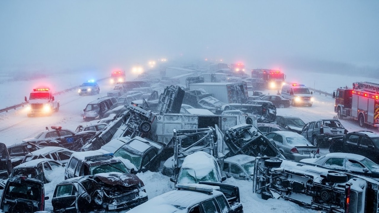 CHAOS in Colorado! Monster Blizzard Triggers Massive Michigan Highway ...