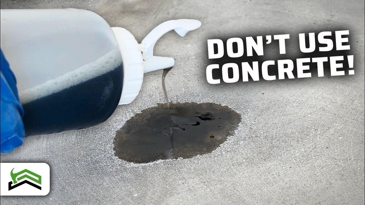 How To Permanently Repair A Pitted Or Chipped Garage Floor YouTube