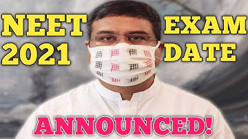 NEET 2021 EXAM DATE ANNOUNCED | NEET 2021 LATEST NEWS | NEET UG FORM REGISTRATION 2021 #shorts #neet