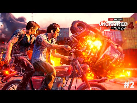 【🔴LIVE】Uncharted 4: A Thief's End - Part 2 | PC Gameplay Live | தமிழில்  [ HD 60FPS ]