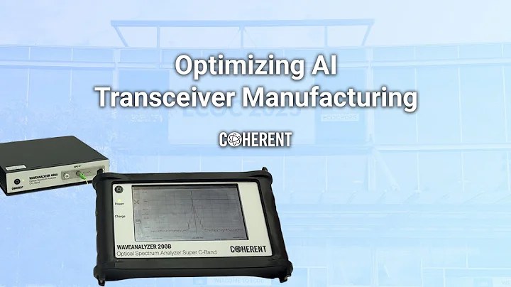 Optimizing AI Transceiver Manufacturing with Coherent’s New WaveAnalyzers | Live from ECOC 2025