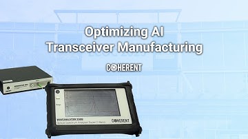 Optimizing AI Transceiver Manufacturing with Coherent’s New WaveAnalyzers | Live from ECOC 2025