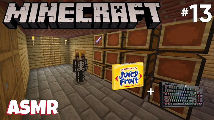 ASMR Gaming: Minecraft EP.13 | Super Secret Storage Space (Whispering, Keyboard Sounds, Chewing Gum)