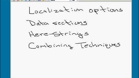 POWERSHELL :  Localization, Data Sections and Here String