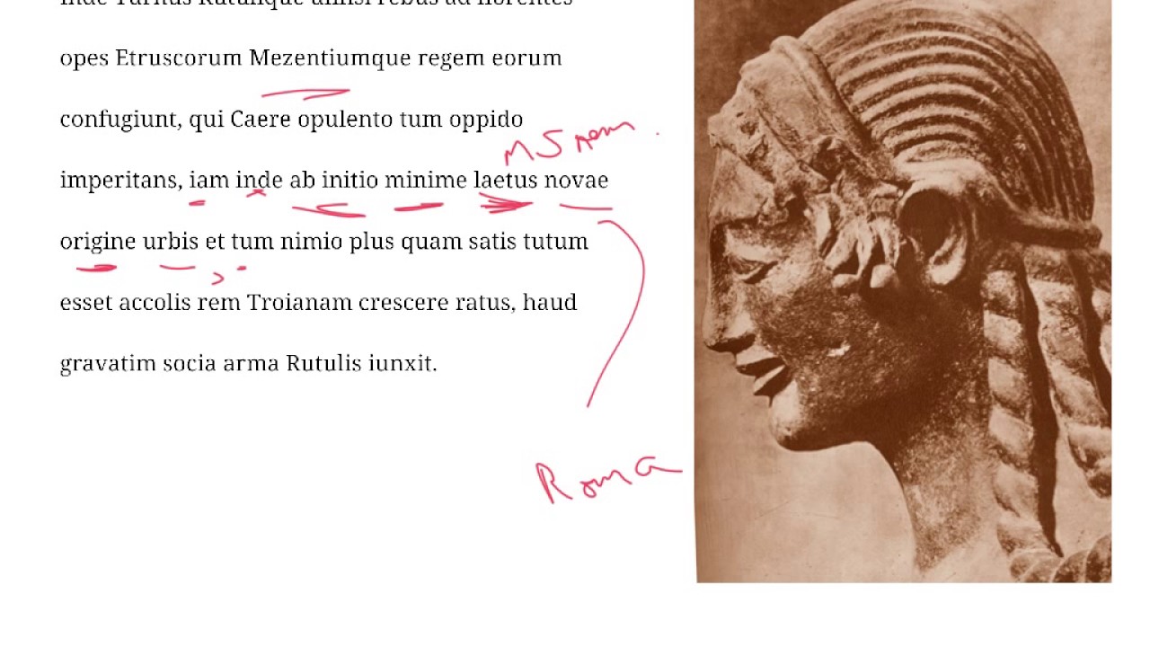 LatinPerDiem Latin Lessons Livy, Ab Urbe Condita 9 YouTube