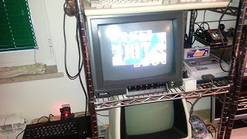 Powerup and Testing my Sinclair Spectrum 128k (RGB with Bright MOD) after a long time.