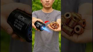 Don’t Throw Away Your Oil Filter! Reuse the Copper Tubing and Be Amazed!
