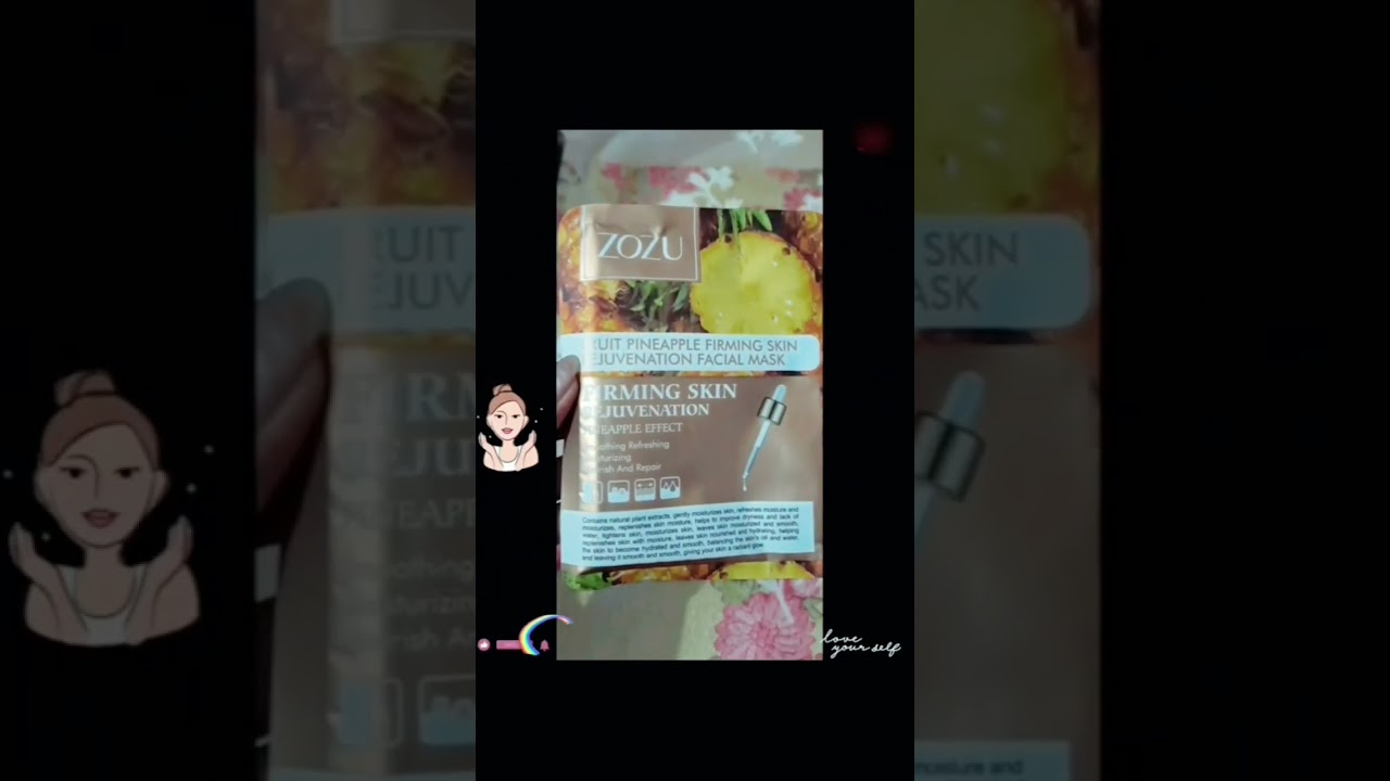 ZOZU Anti Aging ficial sheet mask Pack of 8 affordable ₹399🎭 