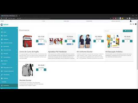 E-commerce Portal TOTVS Educacional