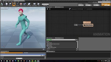 First locomotion test in UE4