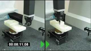 Renishaw PH20 demo block measurement (5-axis vs 3-axis)