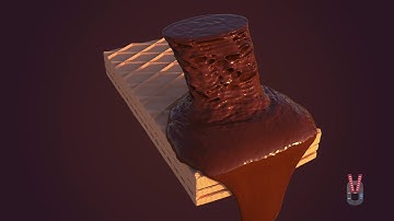 Realflow chocolate test - Octane Cinema 4d