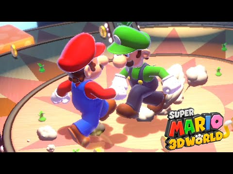 【4人実況】超巨大マリオと超巨大ルイージ『 スーパーマリオ 3Dワールド 』#5