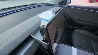 Behind Screen Storage Box for Model 3 Highland &amp; Model Y Juniper