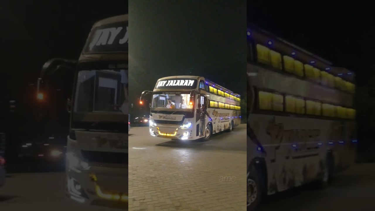 Jay Jalaram Travels New Sleeper Bus. 