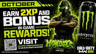 How to Get FREE Operator Skin & 2XP in Call of Duty Modern Warfare 4! (Monster Energy Rewards)