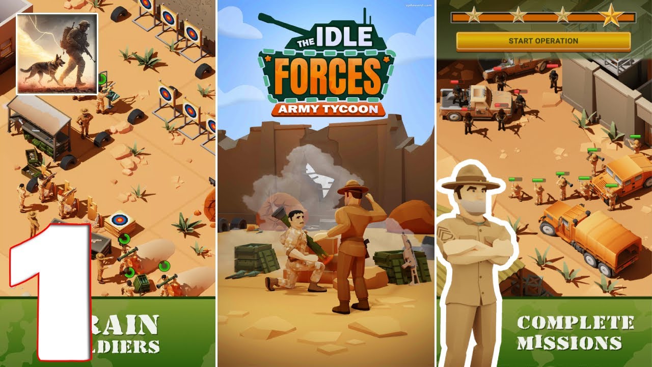 The Idle Forces Army Tycoon Gameplay Walkthrough Part 1 (IOS