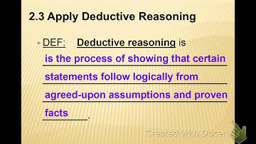 Geometry 2.1 - 2.3 Notes
