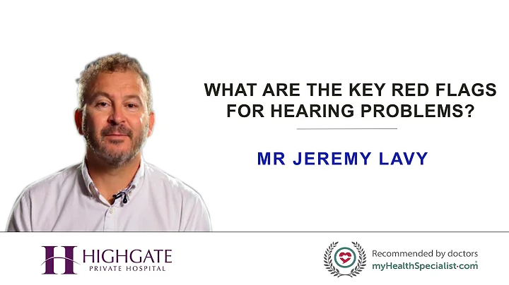 What are the key red flags for hearing problems?