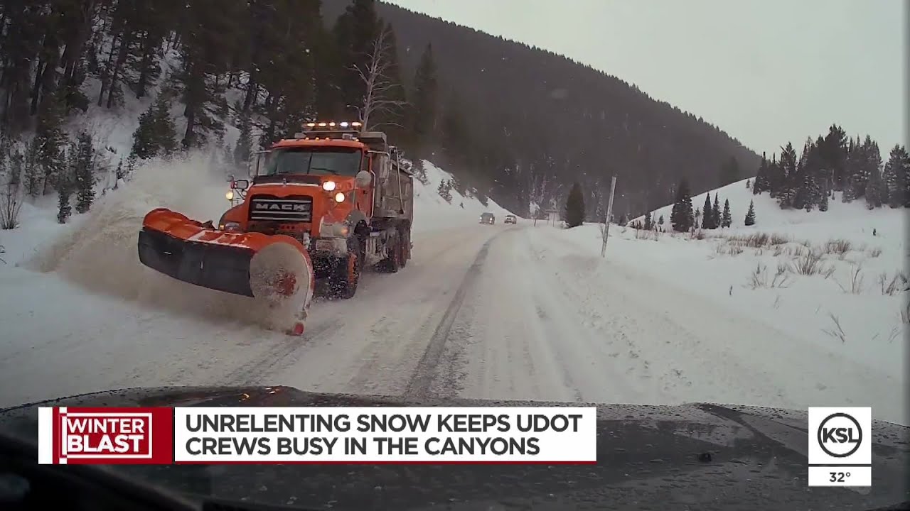 No relief in sight for UDOT snowplow drivers YouTube