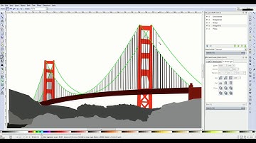 Inkscape || The bridge || Timelapse