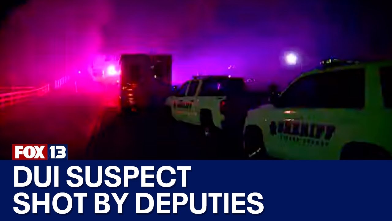Pierce County deputies shoot DUI suspect after pursuit - YouTube