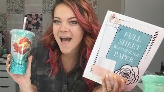 How to use printable waterslide or Tattoo paper